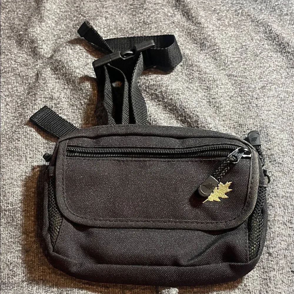 Black Men's waist pouch